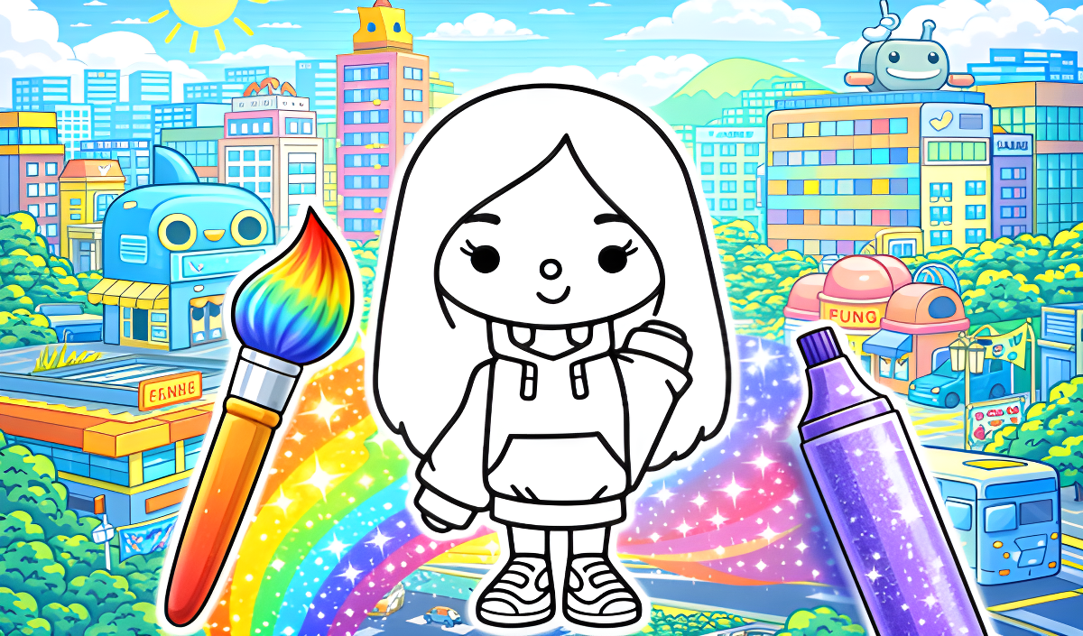 Toca Skins: Coloring for Girls cover art