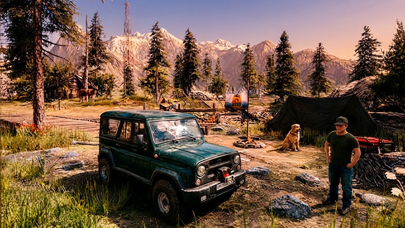 Copertina di UAZ Hunter Dawn Expedition