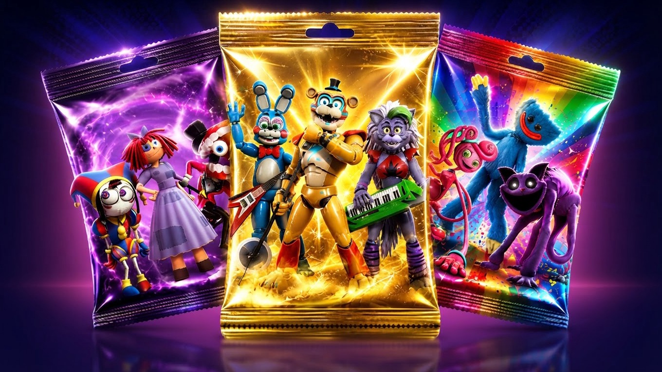 Unbox Meme Characters: FNaF, Huggy, and Others