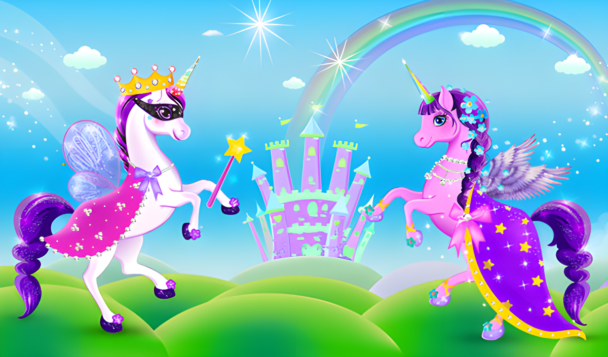 Imagen de portada de Unicorn Dress Up Games