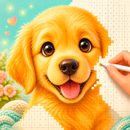 Paint by Numbers: Cute Pets