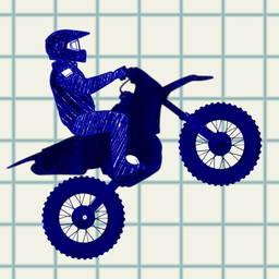 Stunt Bike 2D Paper Race