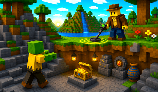 Blocky Treasure Hunter: Lost Relics