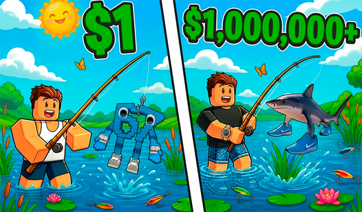 Arte da capa de Brainrot Fishing Online