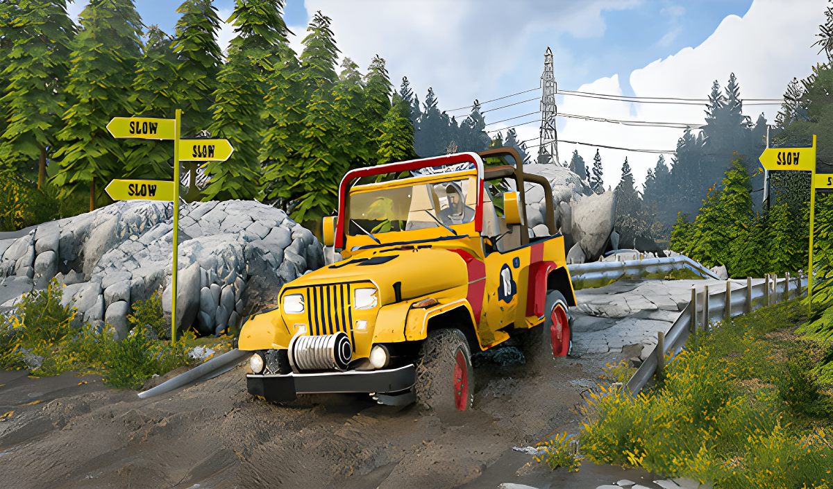 Gambar sampul Uphill Offroad Jeep Driving