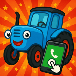 Video call with the Blue Tractor!
