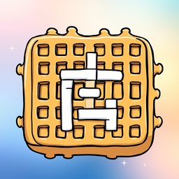 Waffle. Word game