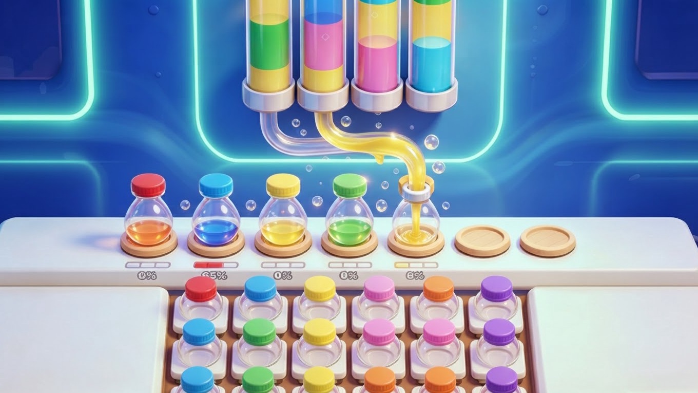 Water Sort Jam: Colorful Place