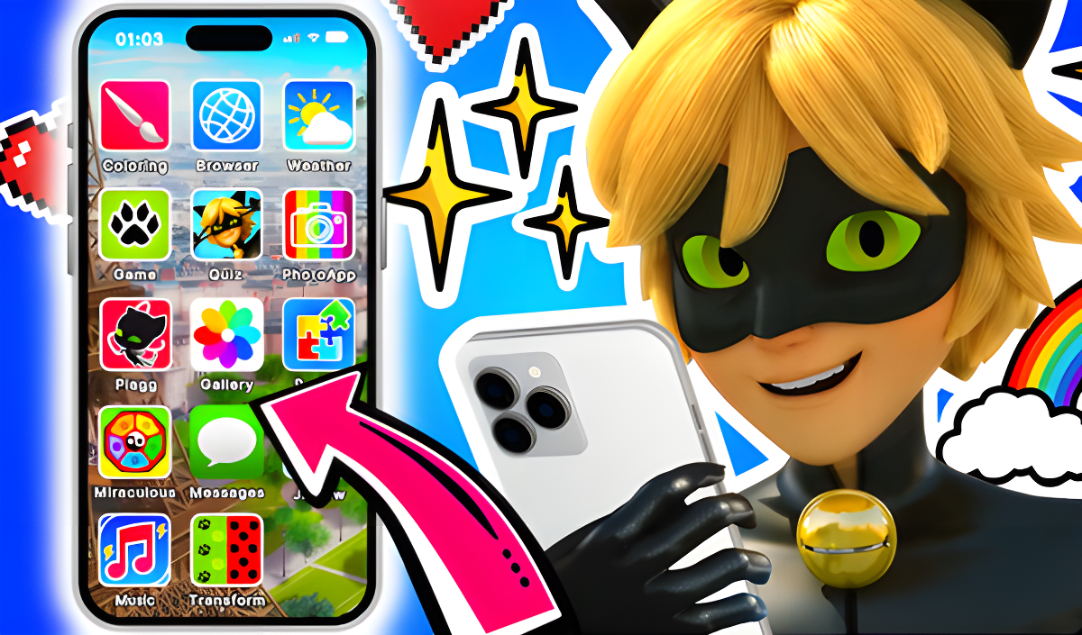 Arte da capa de What's in Cat Noir's Phone?