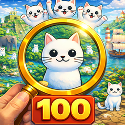 Where's the cat? Find 100 cats!