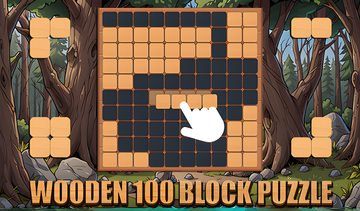 Wooden 100 Block Puzzle