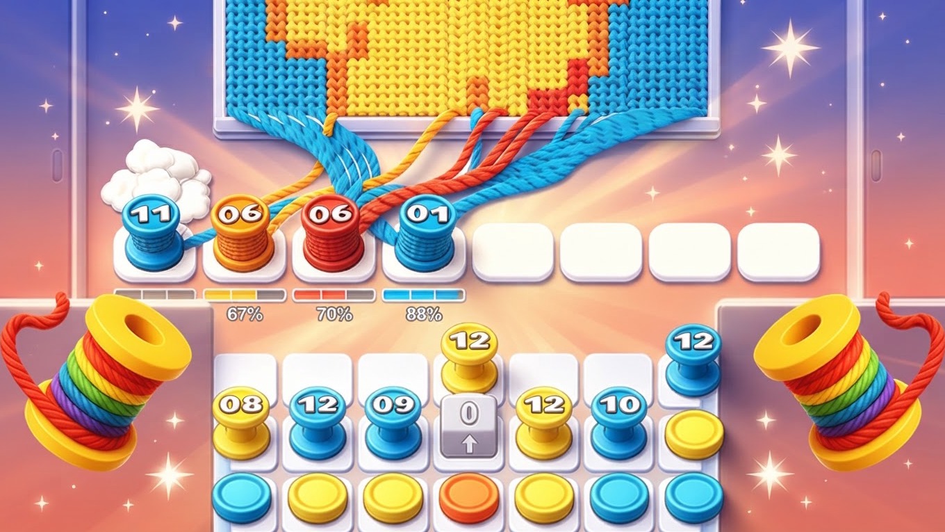 Arte da capa de Wool Sort: Super Yarn Jam
