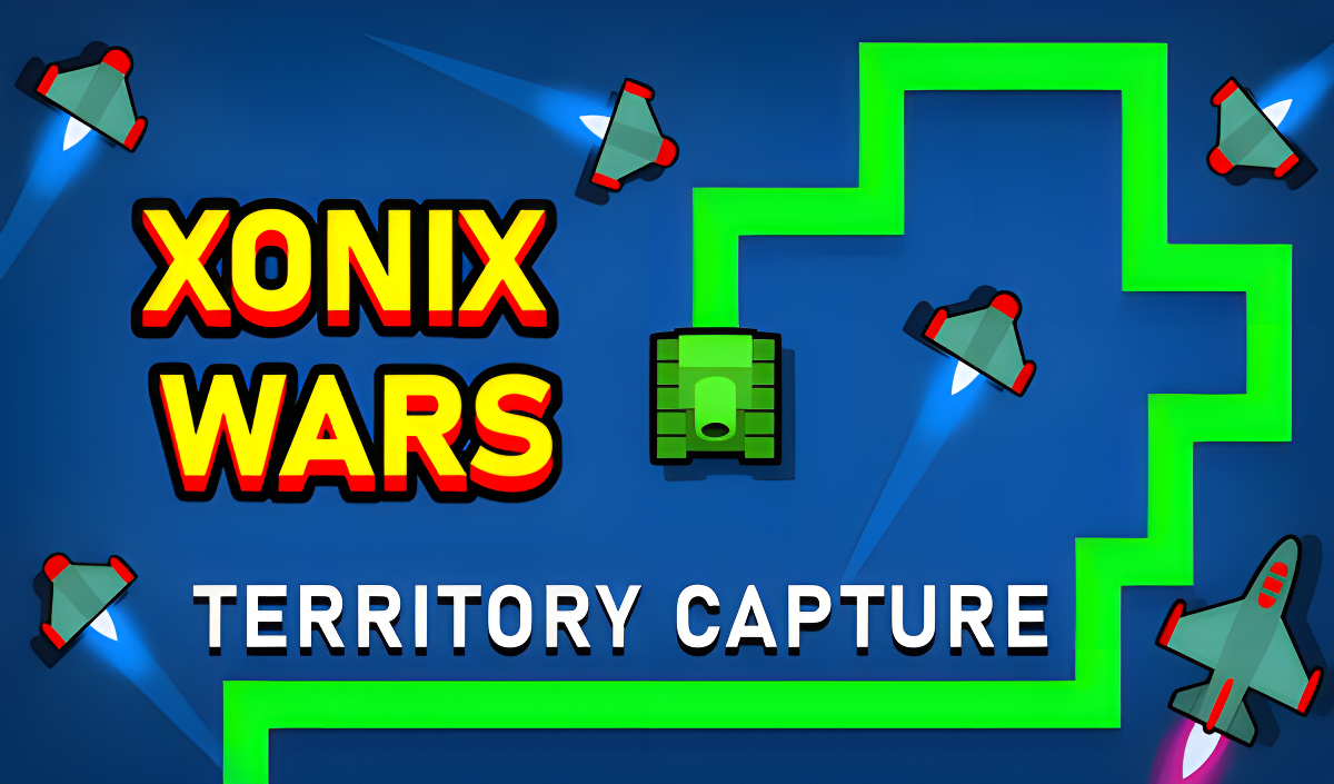 Arte da capa de Xonix Wars Territory Capture
