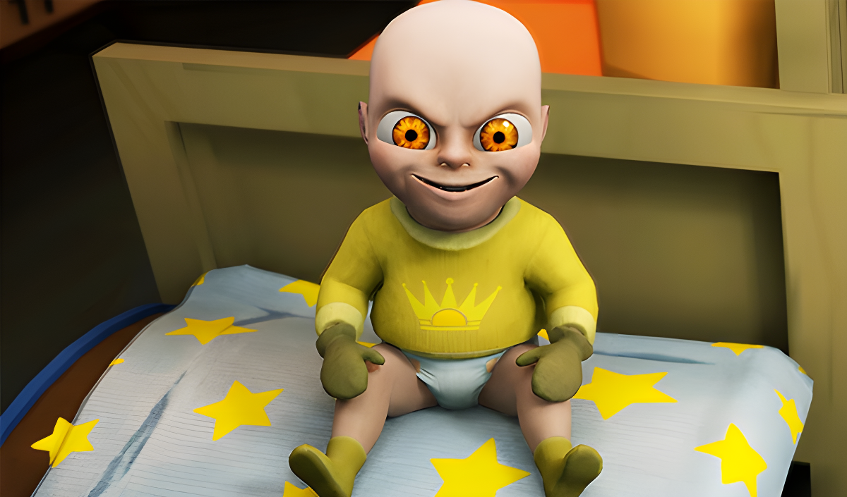 Okładka Yellow Scary Baby, Hide & Seek